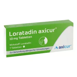 LORATADIN axicur 10 mg tabletit, 7 kpl