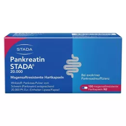PANKREATIN STADA 20 000 kovaa enterokapselia, 100 kpl