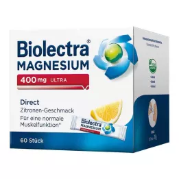 BIOLECTRA Magnesium 400 mg ultra Direct Lemon, 60 kpl