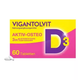 VIGANTOLVIT D3-vitamiini K2 Kalsiumkalvopäällysteiset tabletit, 60 kpl