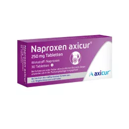 NAPROXEN axicur 250 mg tabletit, 30 kpl