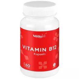 Vitamiini B12 Vegaaniset kapselit 1000 μg metyylicobalamiini, 60 kpl