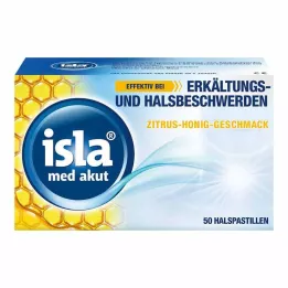 ISLA MED akuutit sitrushedelmien hunajapastillit, 50 kpl