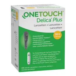 ONE TOUCH Delica Plus -neulalansetit, 100 kpl