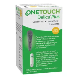 ONE TOUCH Delica Plus -neulalansetit, 200 kpl