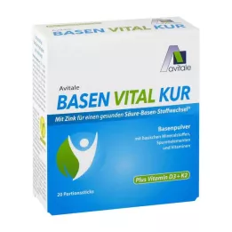BASEN VITAL KUR plus D3+K2-vitamiinijauhe, 20 kpl