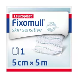 FIXOMULL Skin Sensitive 5 cm x 5 m, 1 kpl