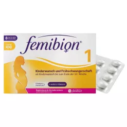 FEMIBION 1 lapsitoive+varhaisraskaus ilman joditabletteja, 60 kpl