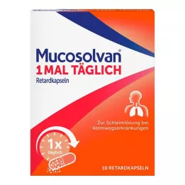 MUCOSOLVAN 1 kerran päivässä depotkapselit, 10 kpl