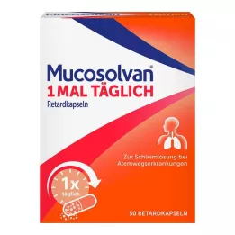 MUCOSOLVAN 1 kerran päivässä depotkapselit, 50 kpl