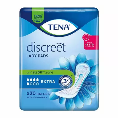 TENA LADY Huomaamaton lisäosat, 20 kpl