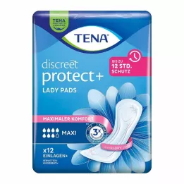 TENA LADY Hienovaraiset maksipohjalliset, 12 kpl