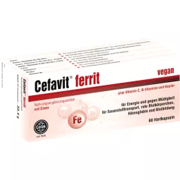 CEFAVIT Ferrit Hard Capsules, 60 kpl