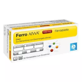 FERRO AIWA 100 mg kalvopäällysteiset tabletit, 50 kpl