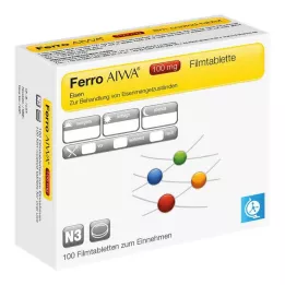 FERRO AIWA 100 mg kalvopäällysteiset tabletit, 100 kpl
