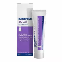 BENZAKNEN 5 % geeli, 40 g