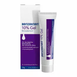 BENZAKNEN 10 % geeli, 15 g
