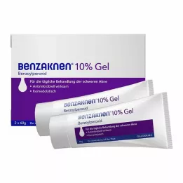 BENZAKNEN 10 % geeli, 2x60 g