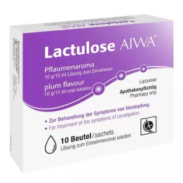 LACTULOSE AIWA Plum -tuoksu 10 g/15 ml lsg.z.neinn, 10x15 ml