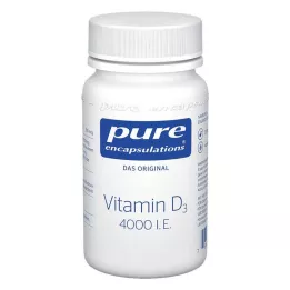 PURE ENCAPSULATIONS D3 4000 -vitamiini, ts. Kapseln, 30 kpl