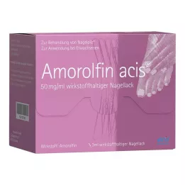 AMOROLFIN acis 50 mg/ml vaikuttavaa ainetta sisältävä kynsilakka, 3 ml