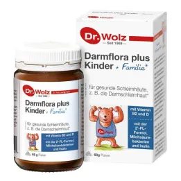 Suolistofloora plus lapset + perhejauhe, 68 g