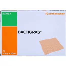 BACTIGRAS antiseptinen parafiiniharso 10x10 cm, 10 kpl