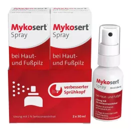 MYKOSERT Suihke iho- ja jalkasienille, 2X30 ml
