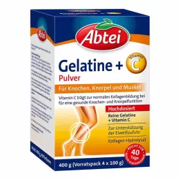 Abtei Gelatiini ja C-vitamiinijauhe, 400 g