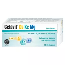 CEFAVIT D3 K2 Mg 4 000 IU kovat kapselit, 60 kpl
