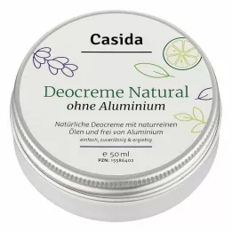 DEO CREME ilman alumiinia, luonnollinen, 50 ml