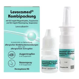 LEVOCAMED Combi 0,5 mg/ml AT + 0,5 mg/ml nenäsumute, 1 kpl
