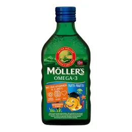 Möller`s Omega-3 Kids hedelmämakuöljy, 250 ml