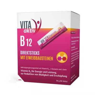 VITA AKTIV B12-suoritikkut proteiinirakennuspalikoilla, 90 kpl