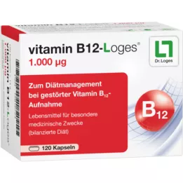 VITAMIN B12-LOGES 1000 μg kapselit, 120 kpl