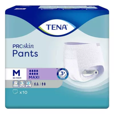 TENA PANTS maxi M kertakäyttöhousut, 10 kpl
