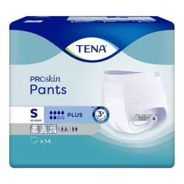 TENA PANTS plus S kertakäyttöhousut, 14 kpl