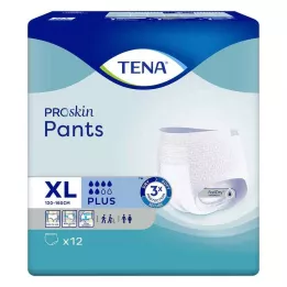 TENA PANTS plus XL kertakäyttöiset housut, 12 kpl