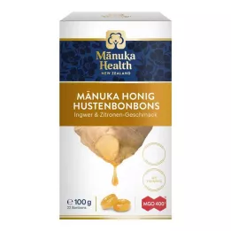 MANUKA HEALTH MGO 400+ Lollipops inkivääri-sitruuna, 100 g