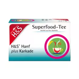 H&S hamppu ja carcade-suodatinkassi, 20x1,3 g