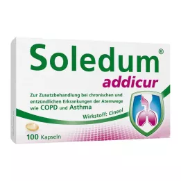 SOLEDUM addicur 200 mg enterokapselit, pehmeät kapselit, 100 kpl