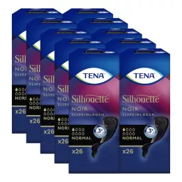 TENA SILHOUETTE Pikkuhousunsuojat normal noir, 26 kpl