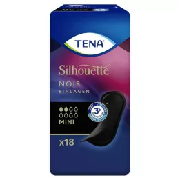 TENA SILHOUETTE Mini noir -pohjalliset, 18 kpl