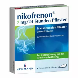 NIKOFRENON 7 mg/24 tuntia depotlaastari, 7 kpl