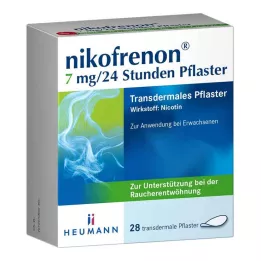 NIKOFRENON 7 mg/24 tuntia depotlaastari, 28 kpl