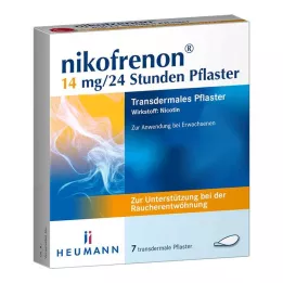 NIKOFRENON 14 mg/24 tuntia depotlaastari, 7 kpl