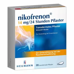NIKOFRENON 14 mg/24 tuntia depotlaastari, 28 kpl