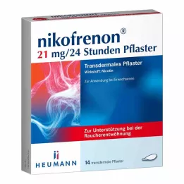 NIKOFRENON 21 mg/24 tuntia depotlaastari, 14 kpl