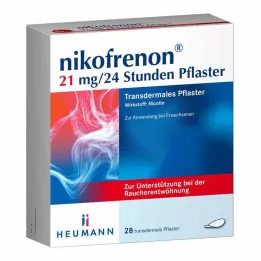 NIKOFRENON 21 mg/24 tuntia depotlaastari, 28 kpl