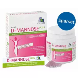 D-MANNOSE SPARSET 15xStick+100 g jauhetta, 1 P
